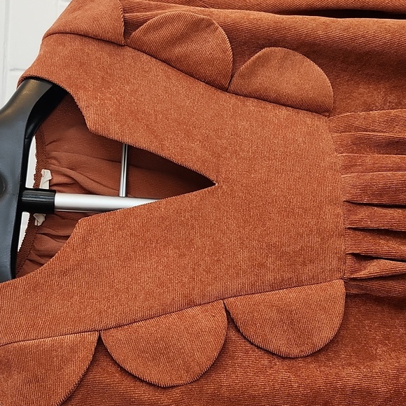 Entro Rust Orange Dress - Picture 2 of 8